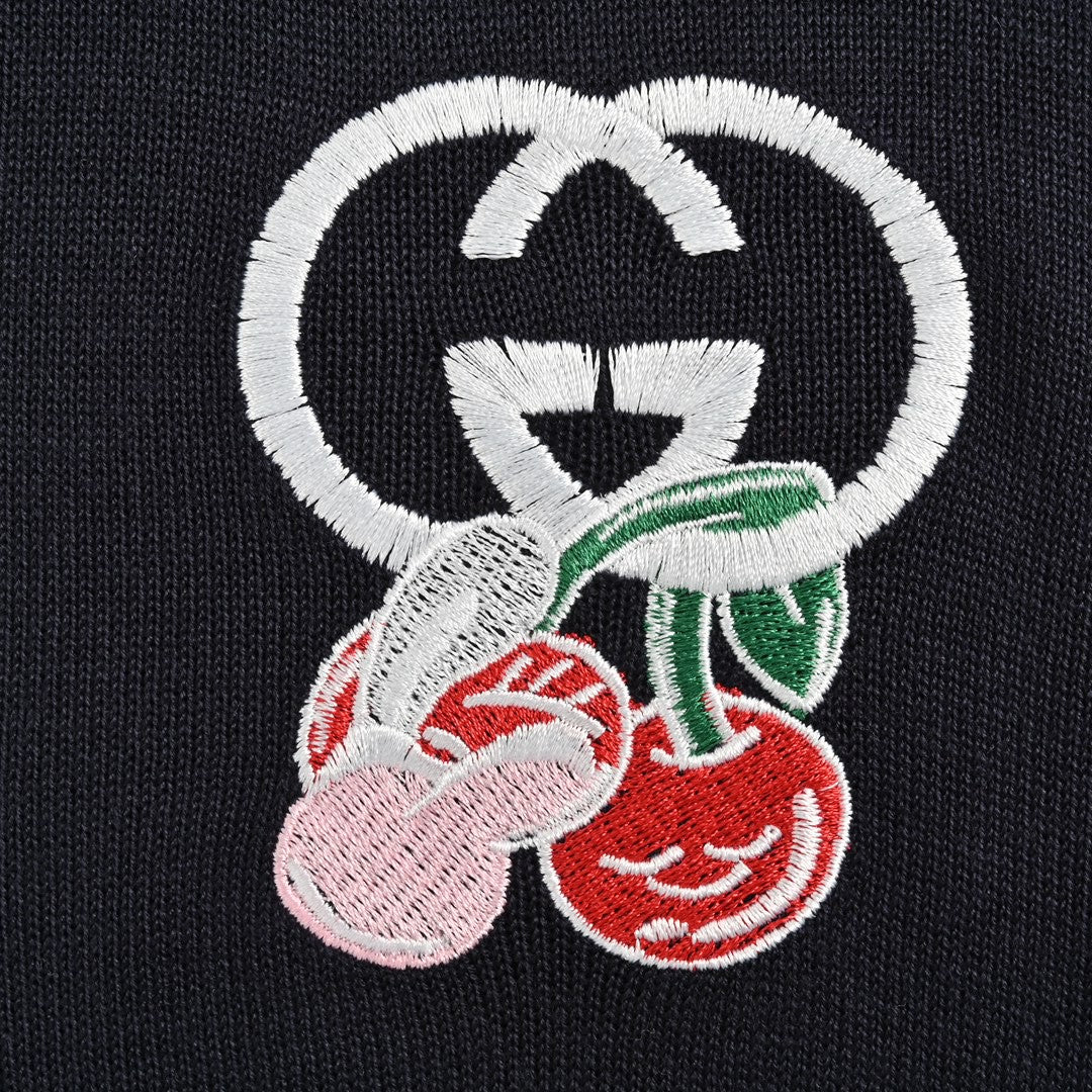 Gucci Cherry Embroidered T-Shirt - Phantom Kicks
