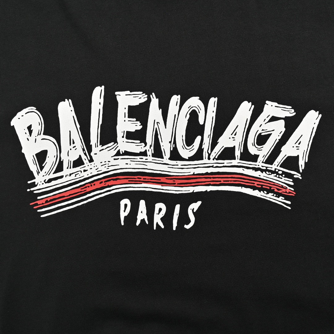 Balenciaga Paris Logo T-Shirt - Phantom Kicks