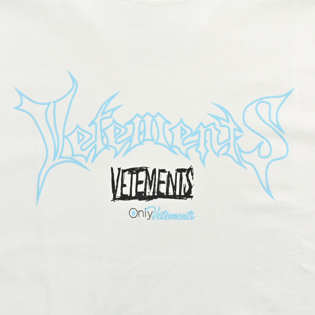 BALENCIAGA x VETEMENTS LOGO T-SHIRT WHITE - Phantom Kicks