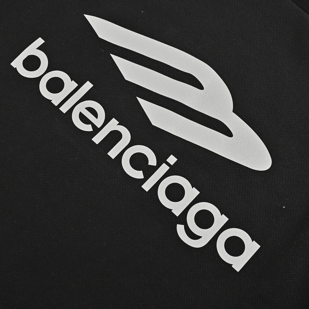 Balenciaga Long Sleeve Logo Shirt - Black - Phantom Kicks