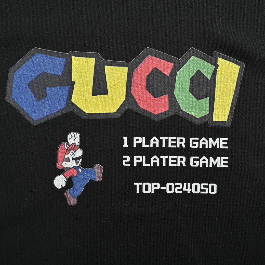 Gucci Retro Game T-Shirt (Black) - Phantom Kicks