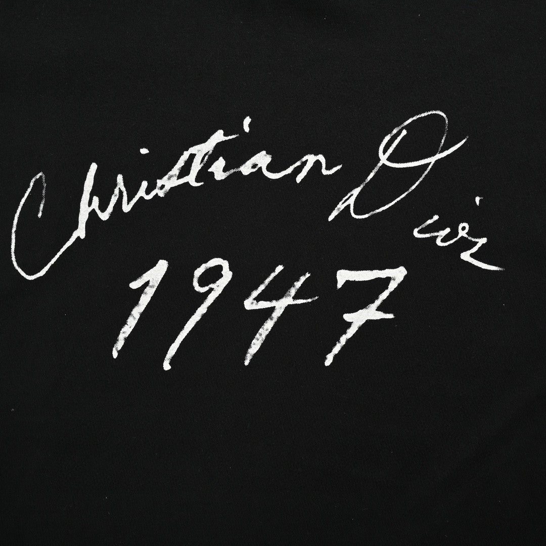 Dior 1947 Signature Black T-Shirt - Phantom Kicks