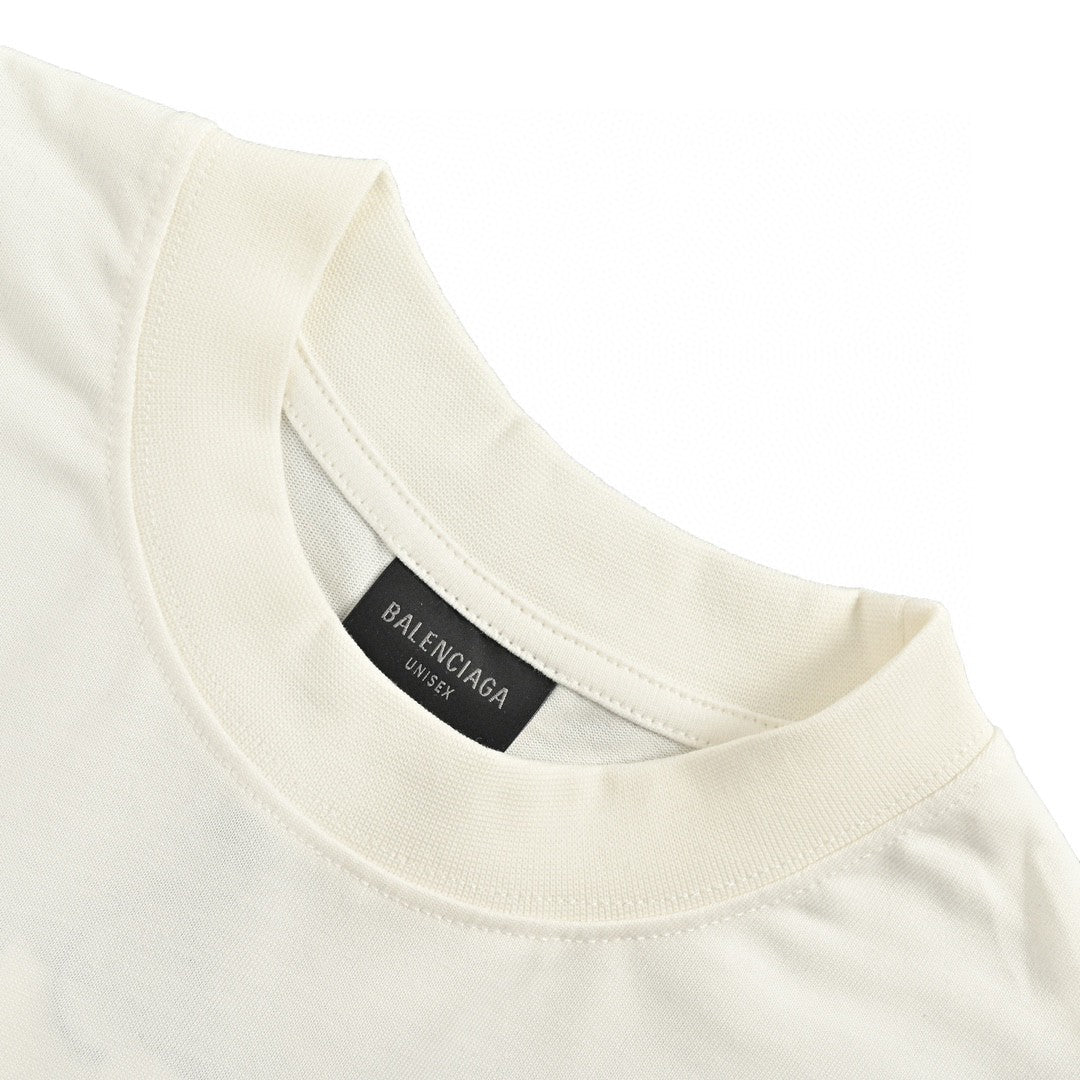 Balenciaga Plain White T-Shirt - Phantom Kicks