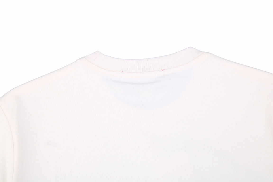 Gucci Lightning Bolt Logo T-Shirt in Cream - Phantom Kicks