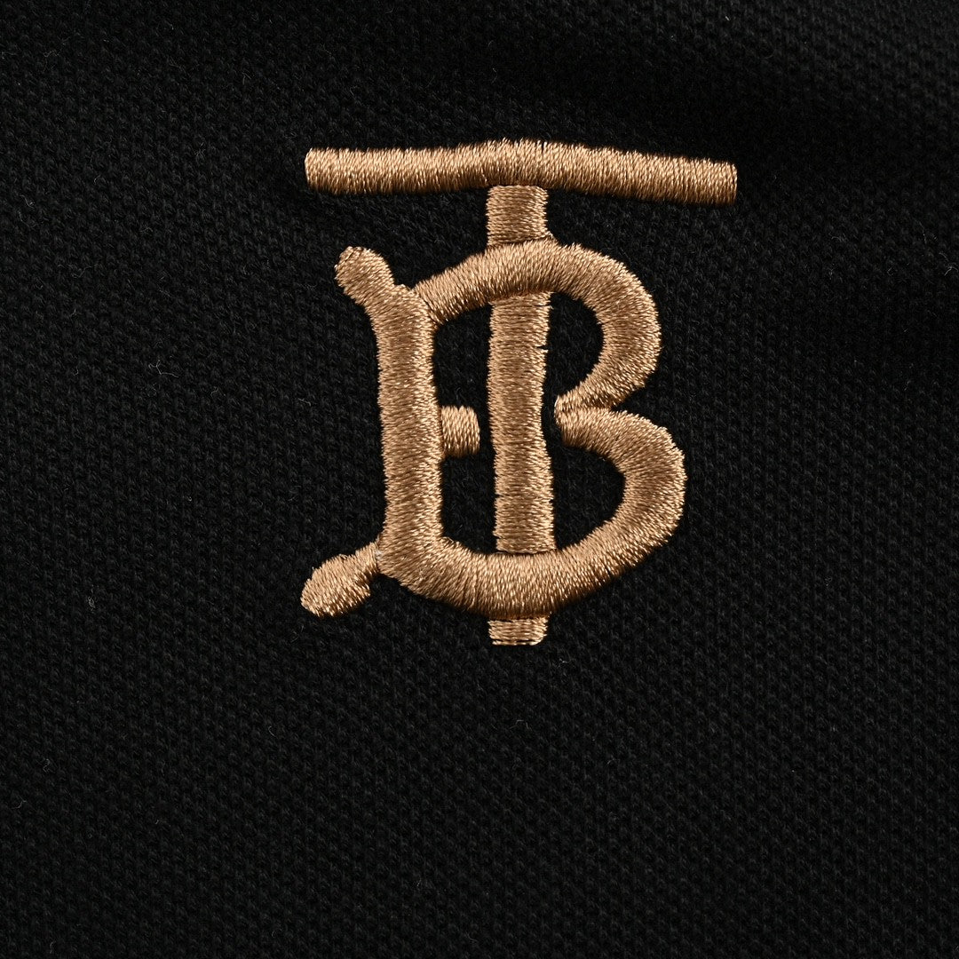 Burberry Monogram Logo Black Polo Shirt - Phantom Kicks