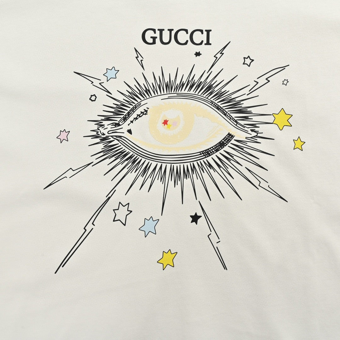 Gucci Mystical Eye Graphic T-Shirt - Phantom Kicks