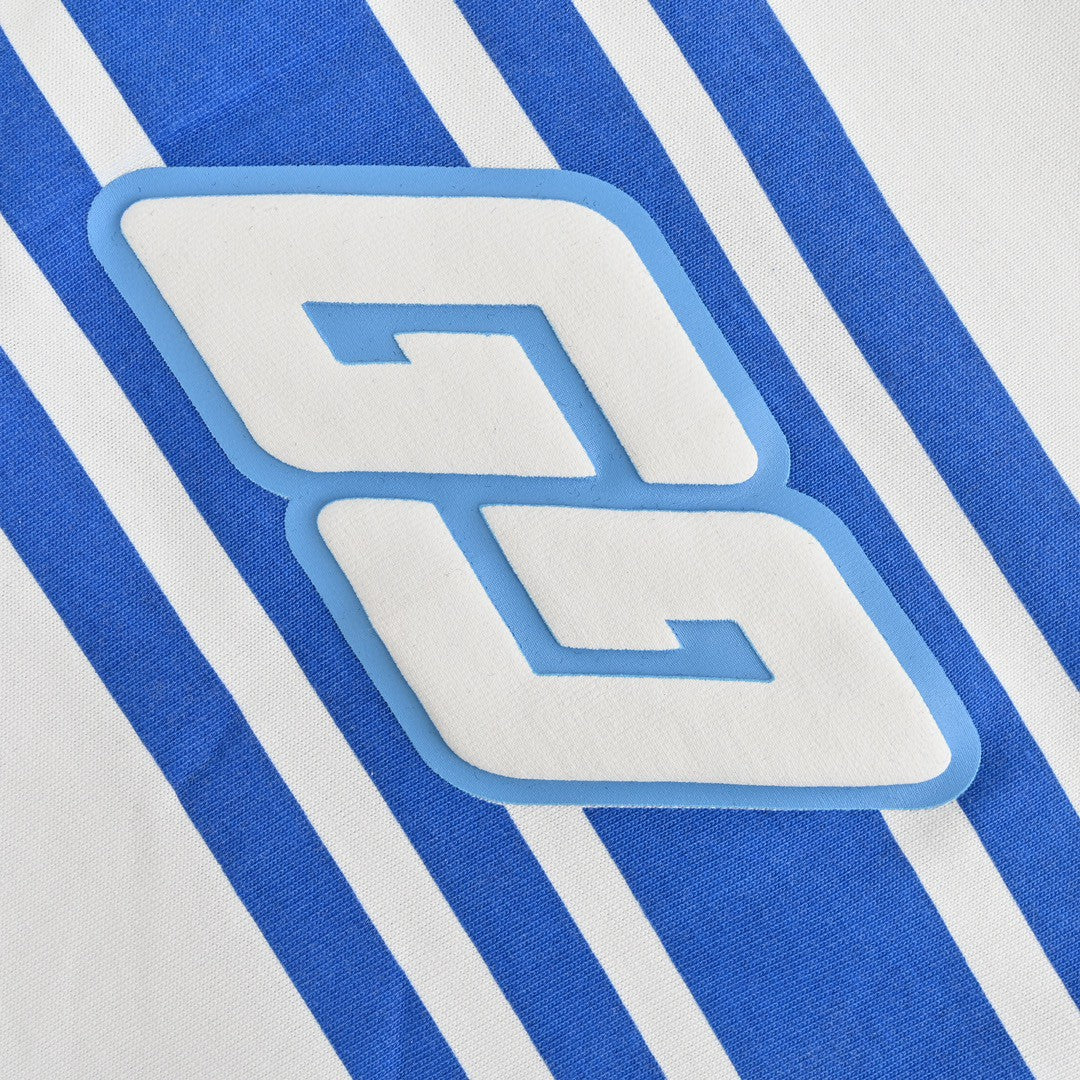 Gucci GG Blue Stripe White T-Shirt - Phantom Kicks