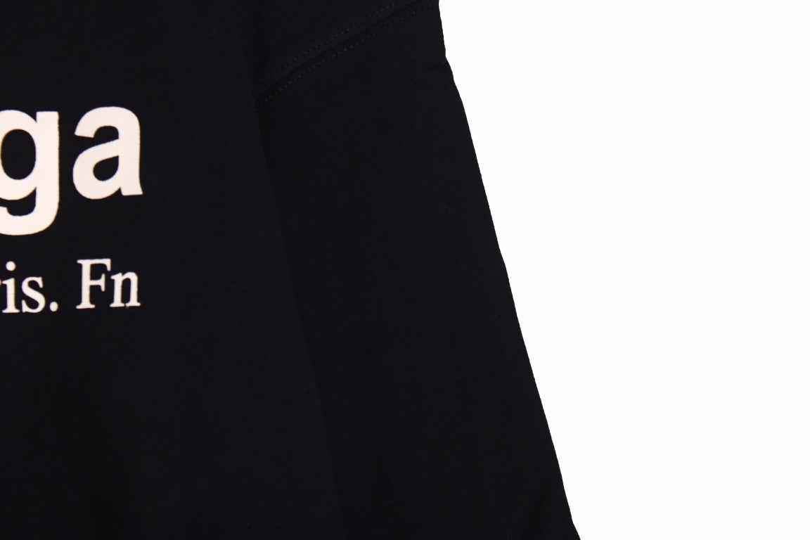 BALENCIAGA PARIS TEAM HOODIE BLACK - Phantom Kicks