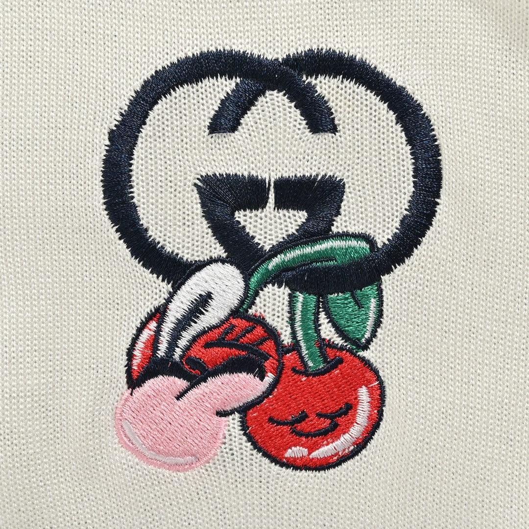 Gucci Cherry Embroidered T-Shirt - Phantom Kicks