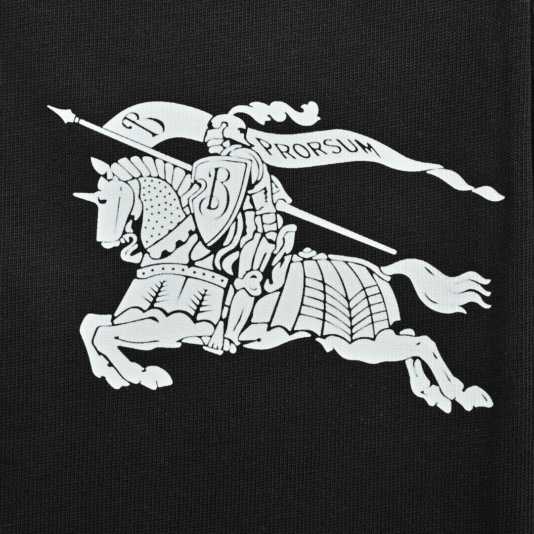 Burberry Black Cotton T-Shirt - Phantom Kicks