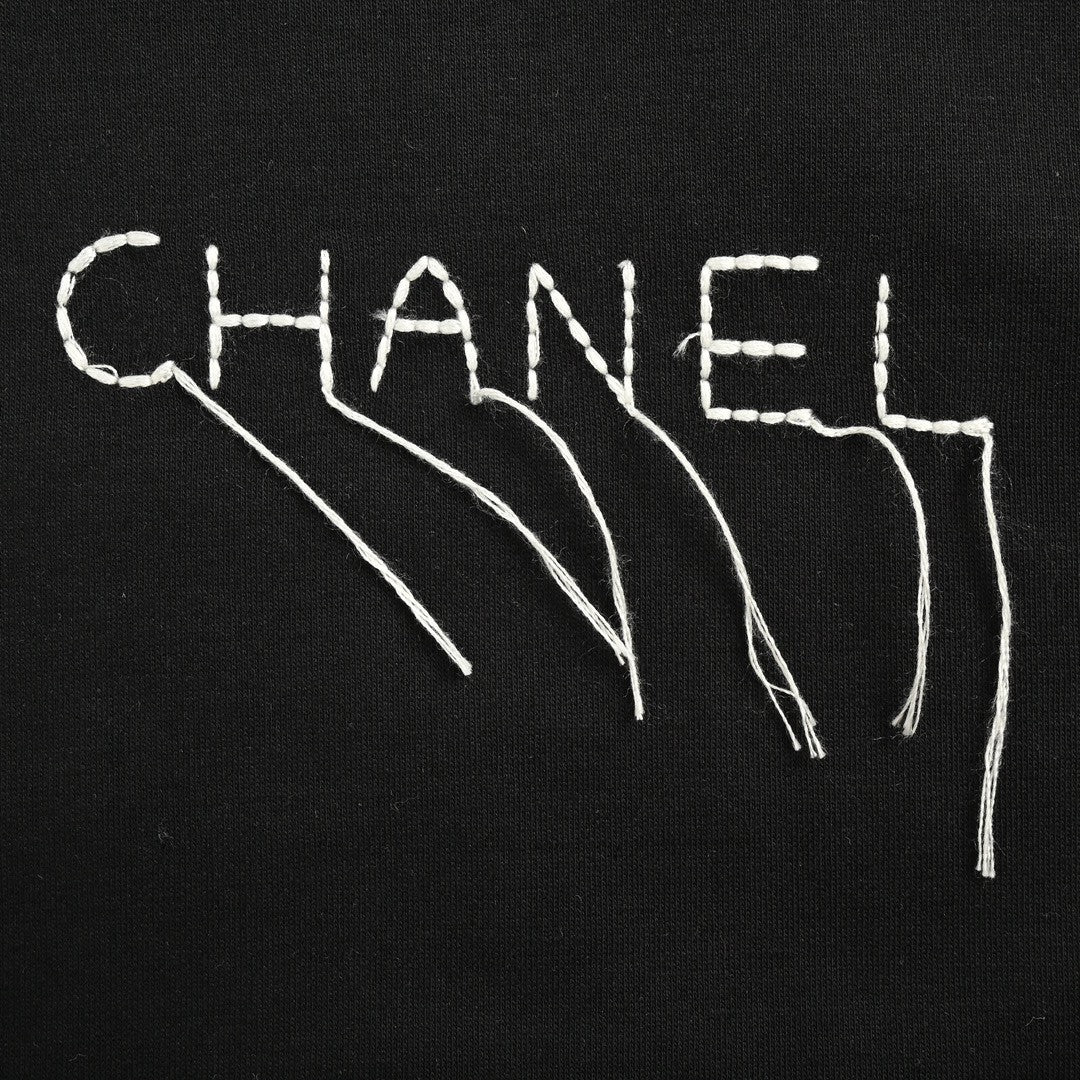 Chanel Logo T-Shirt (Black) - Phantom Kicks