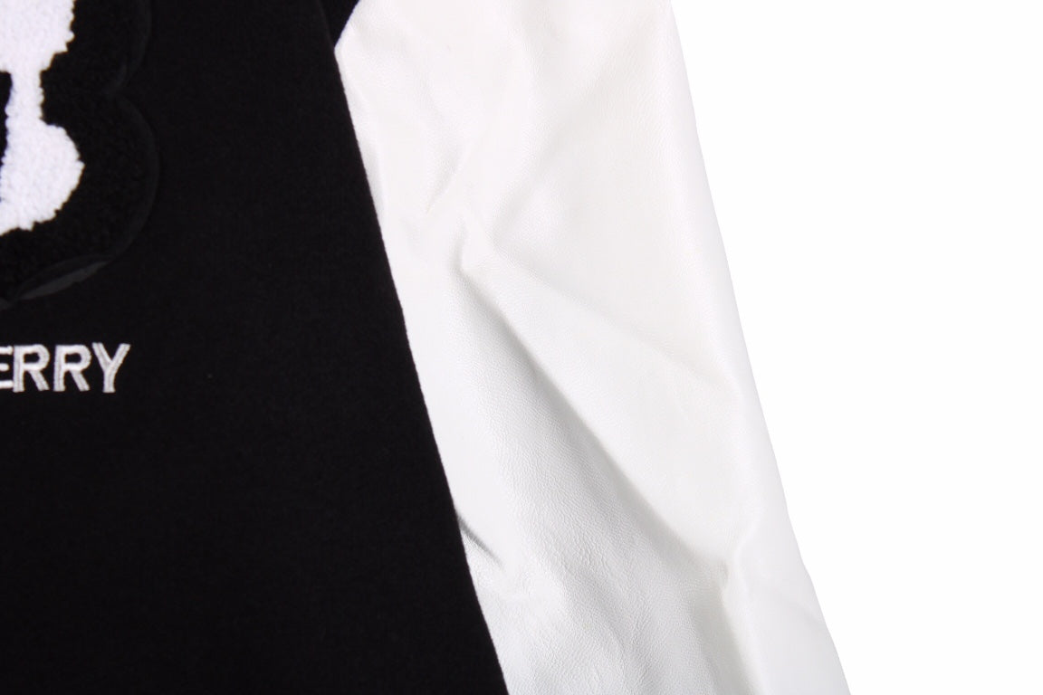 Burberry Varsity Jacket - Black and White - Phantom Kicks