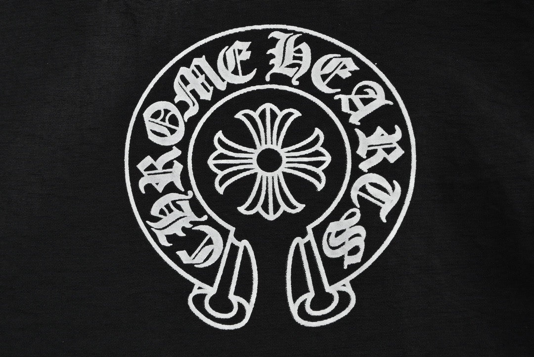 CHROME HEARTS ASYMMETRICAL ZIP HOODIE BLACK - Phantom Kicks