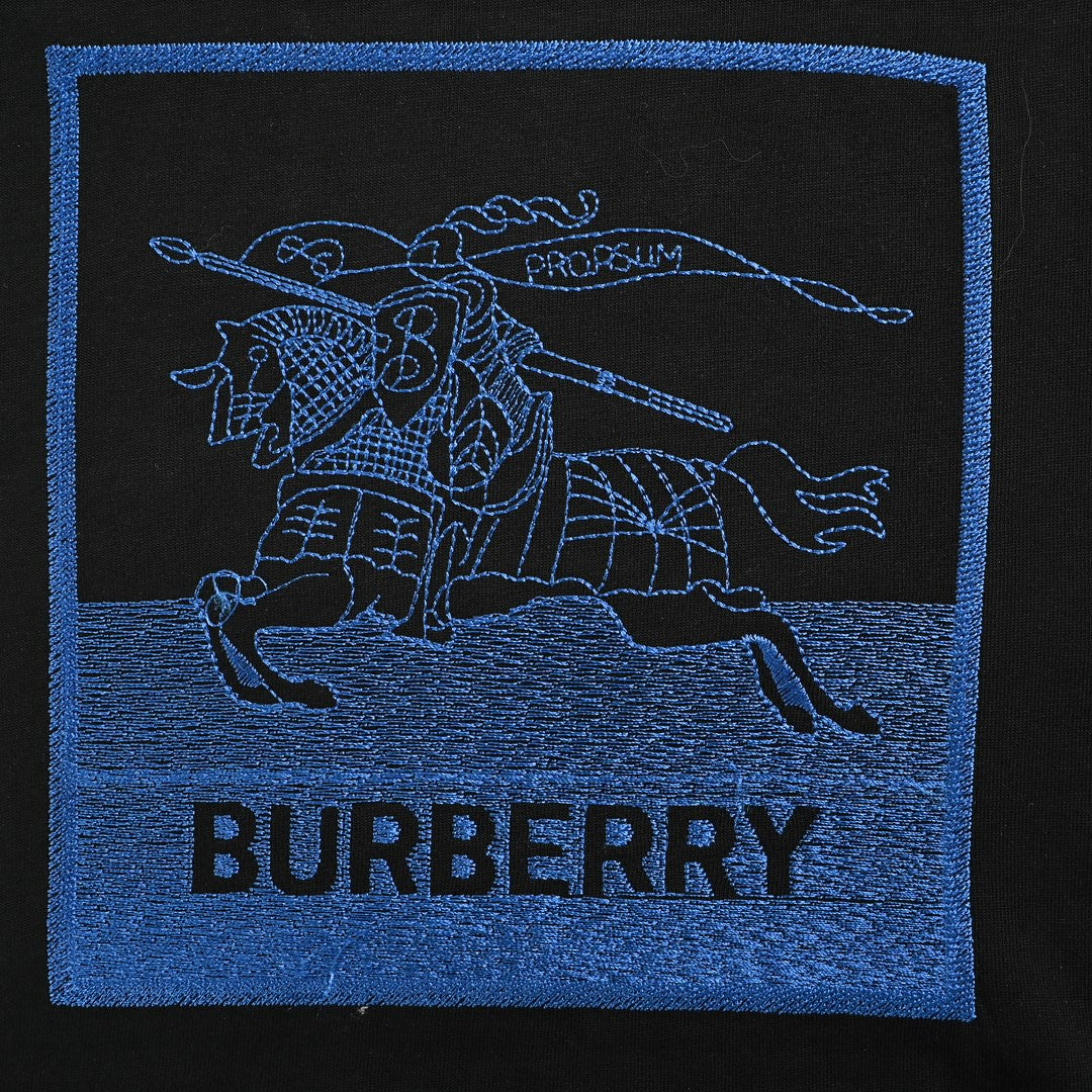 Burberry Knight Logo T-Shirt (Black) - Phantom Kicks