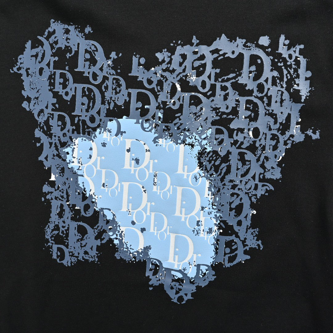 Dior Monogram Motif T-Shirt (Black) - Phantom Kicks
