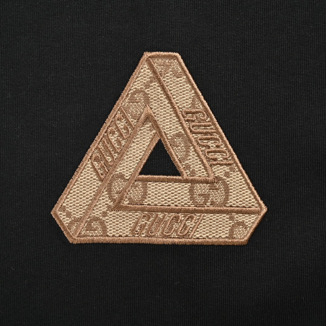 Gucci Triangle Logo Black T-Shirt - Phantom Kicks
