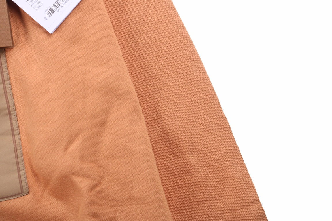 Burberry Brown Hoodie with Logo Patch - Phantom Kicks