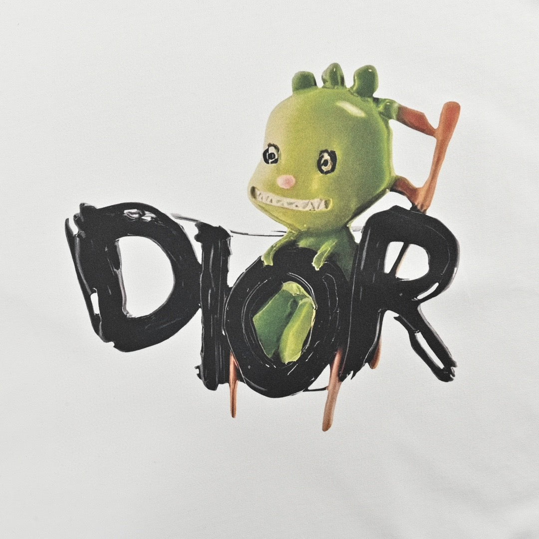Dior Green Monster Graphic T-Shirt - Phantom Kicks