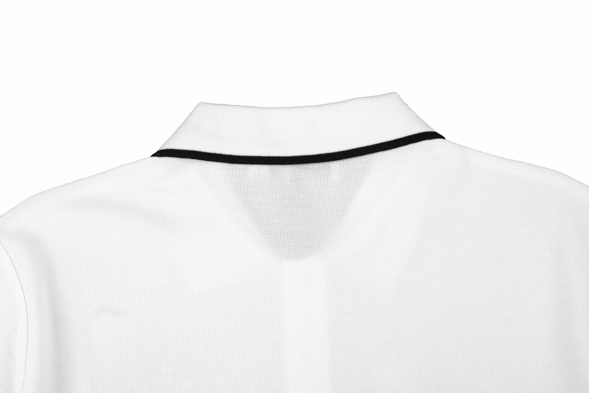 Burberry Textured Polo Shirt in White - Phantom Kicks