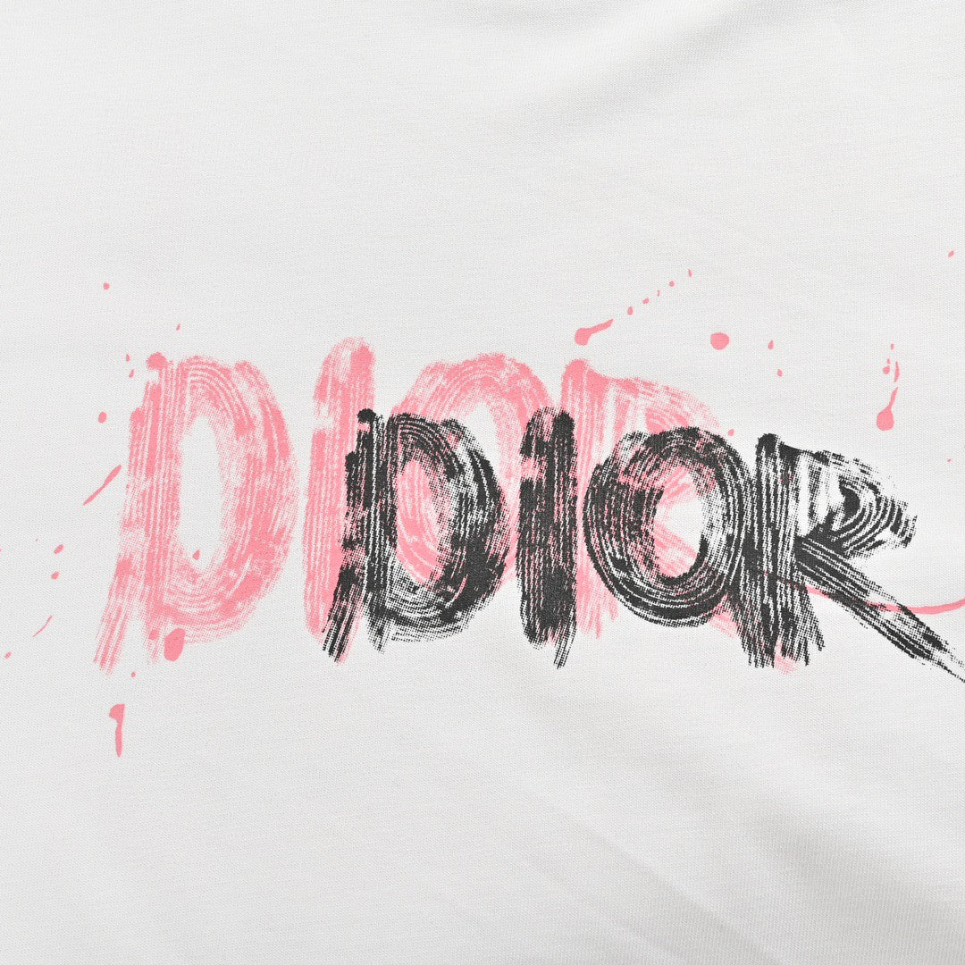 Dior Graffiti Logo T-Shirt in White - Phantom Kicks