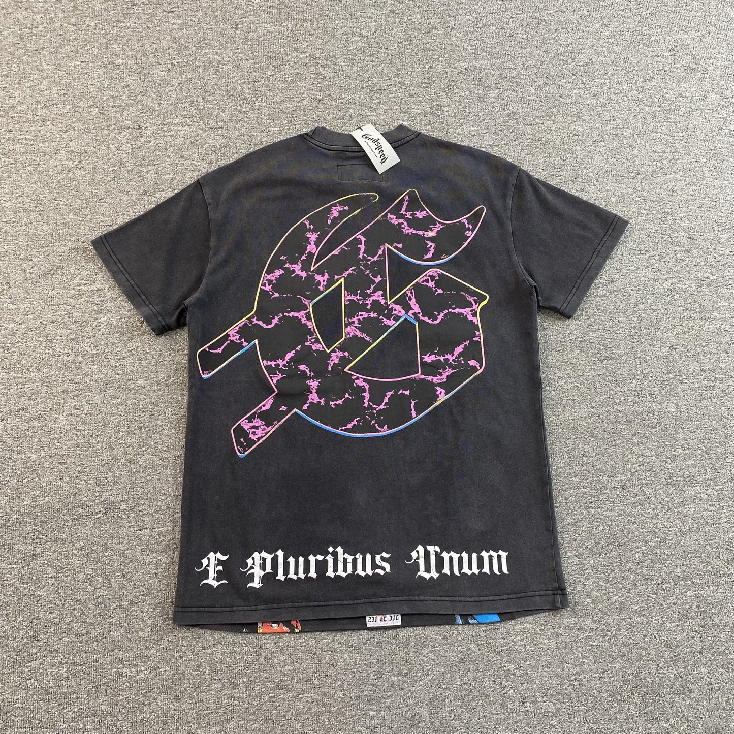 GODSPEED ROCK DREAMS T-SHIRT WASHED BLACK - Phantom Kicks