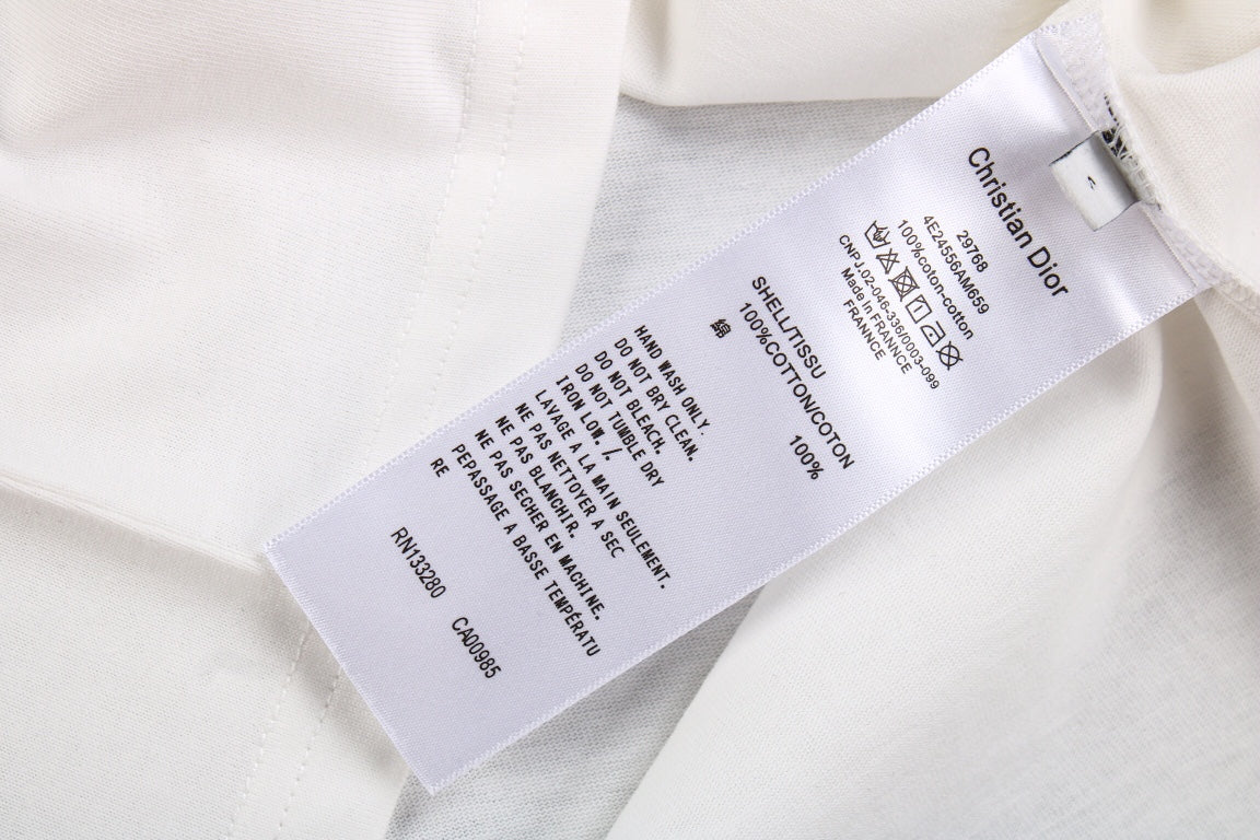 Dior Double D Logo T-Shirt (White) - Phantom Kicks