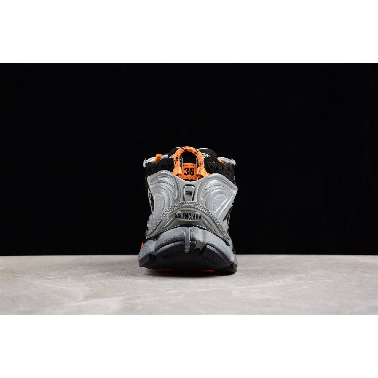 BALENCIAGA RUNNER x BLACK GREY ORANGE - Phantom Kicks