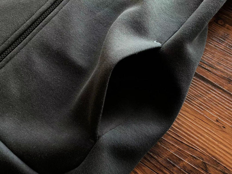 NIKE TECH FLEECE HOODIE x BLACK/DARK SMOKE GREY - Phantom Kicks