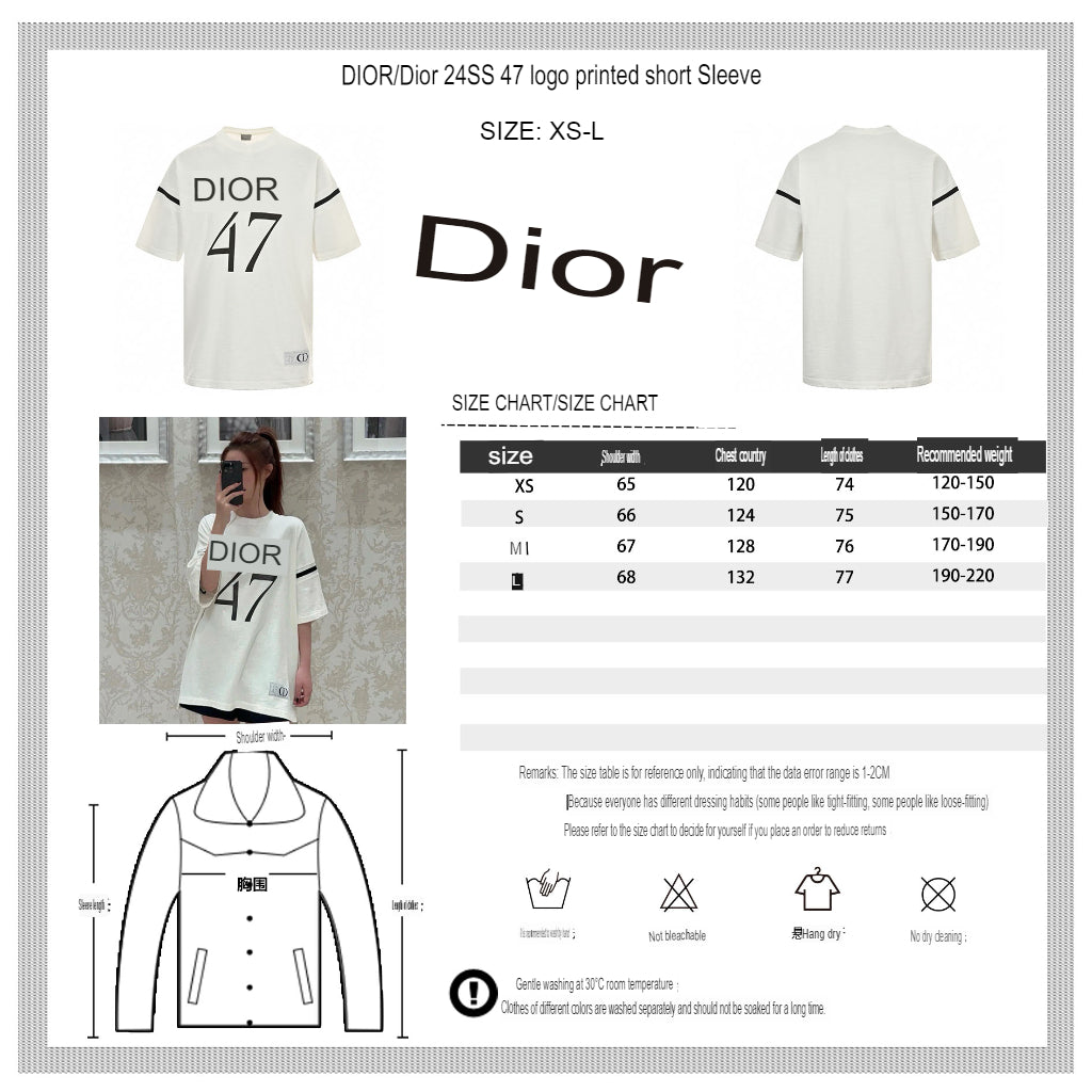 Dior 47 White T-Shirt - Phantom Kicks