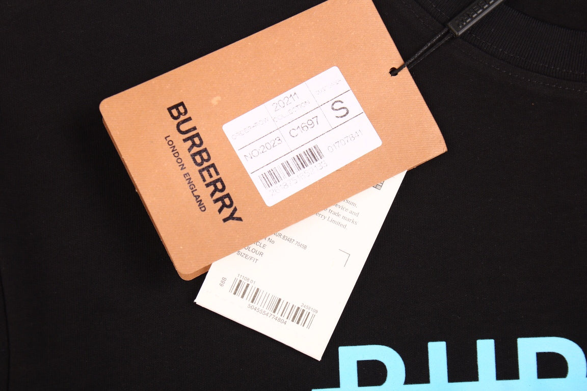 Burberry T-Shirt with Strikethrough Logo - Phantom Kicks