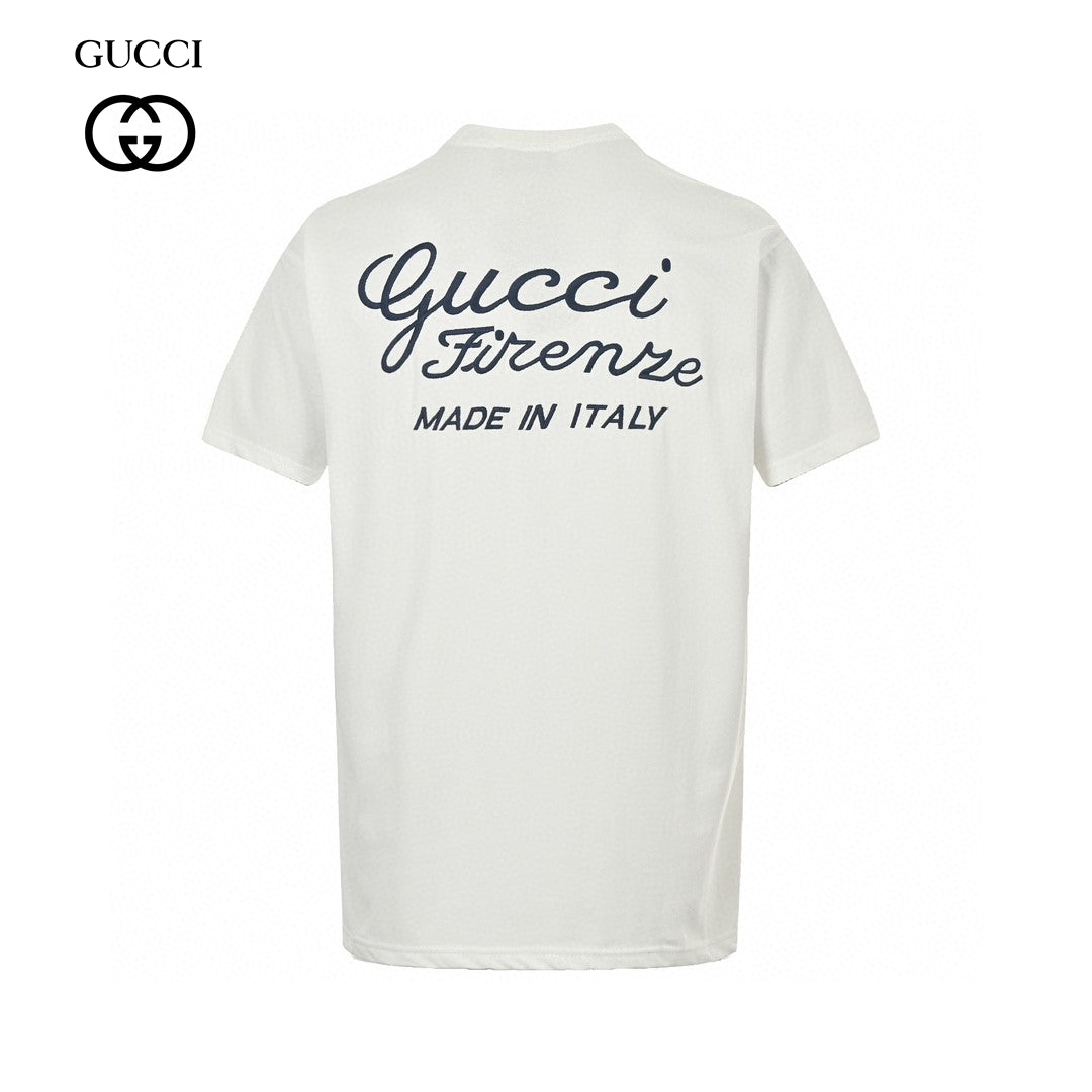 Gucci White T-Shirt with Script Logo - Phantom Kicks