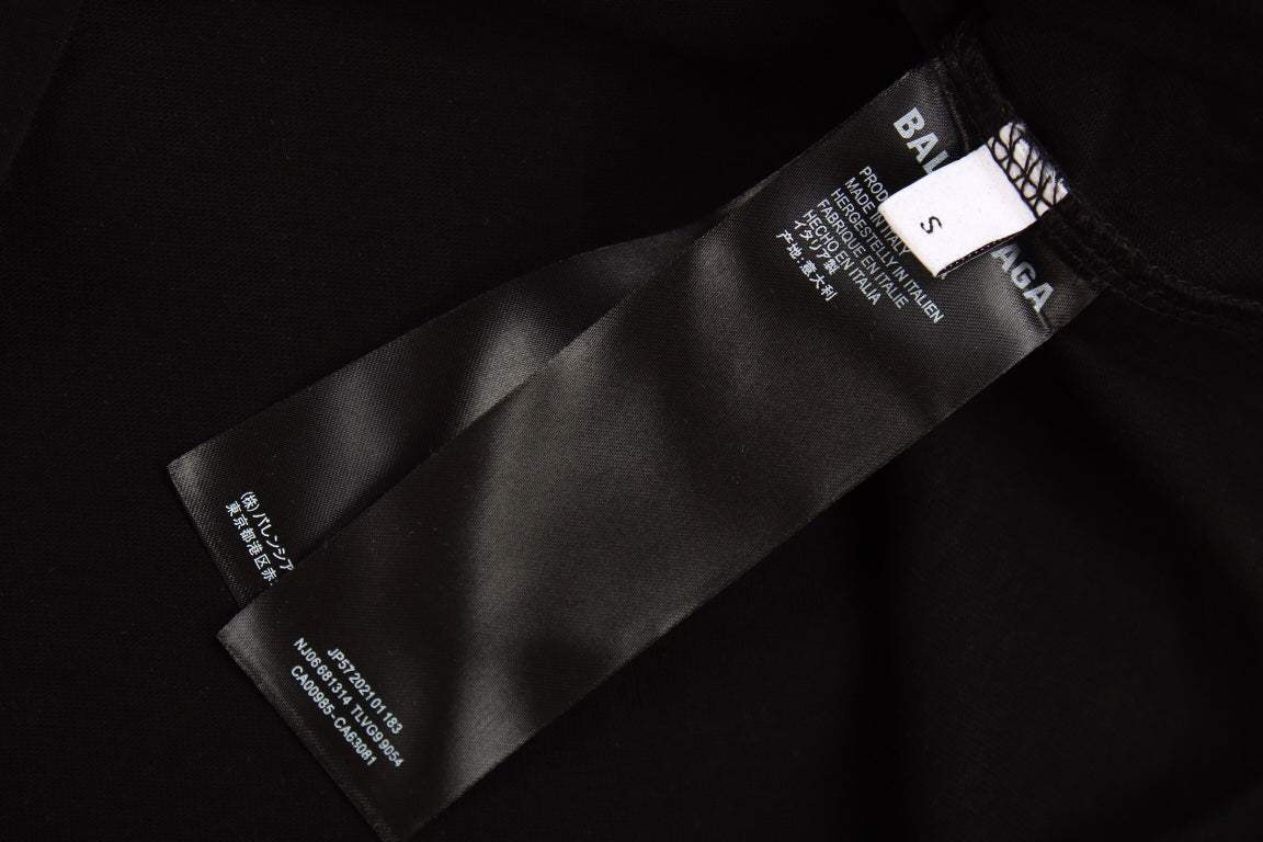 BALENCIAGA LOGO T-SHIRT BLACK - Phantom Kicks