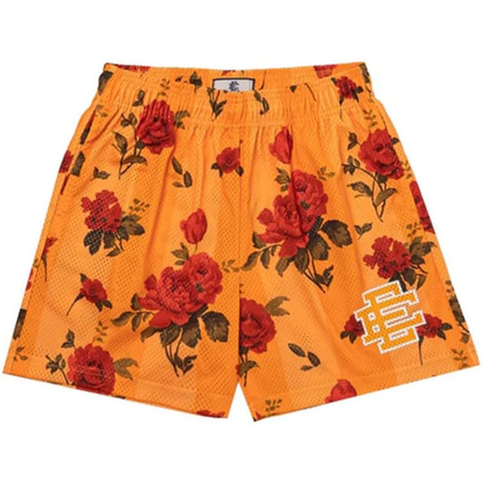 EE Mesh Short Red Rose-Yellow - Phantom Kicks