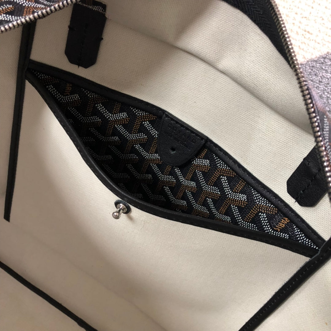 GOYARD ARTOIS PM TOTE BAG BLACK - Phantom Kicks