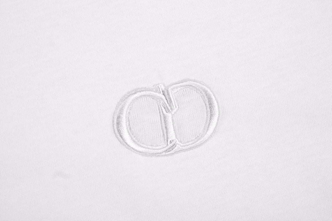 Dior Double D Logo T-Shirt (White) - Phantom Kicks