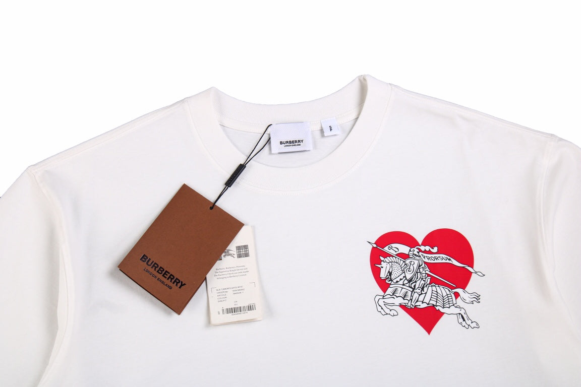 White T-Shirt with Heart and Skeleton Graphic - Phantom Kicks