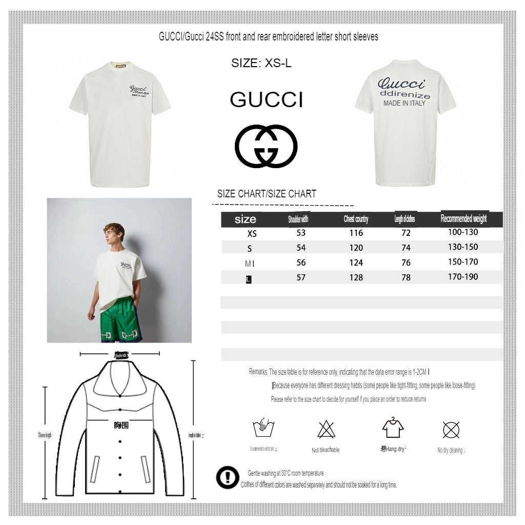 Gucci White T-Shirt with Script Logo - Phantom Kicks
