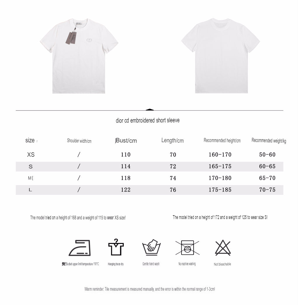 Dior Double D Logo T-Shirt (White) - Phantom Kicks