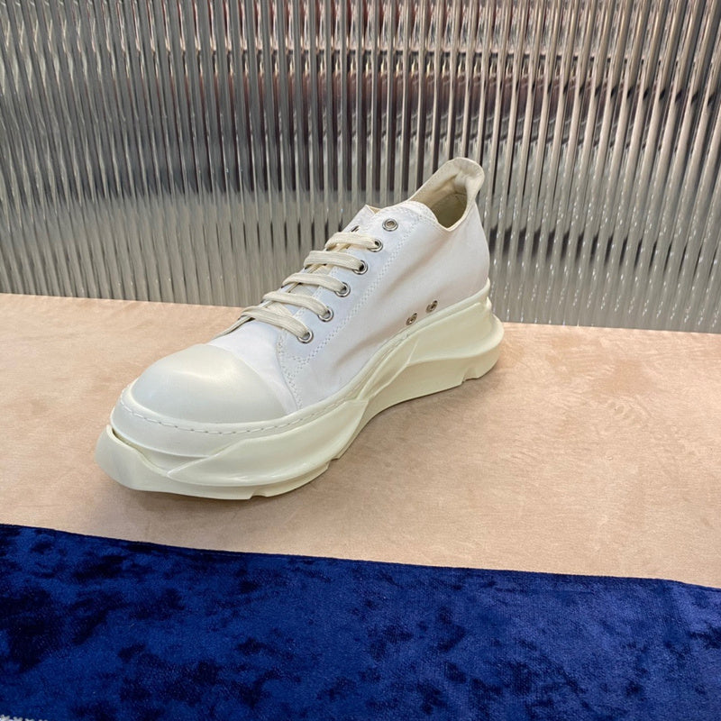 Rick Owens Low-Top Sneakers - All White - Phantom Kicks