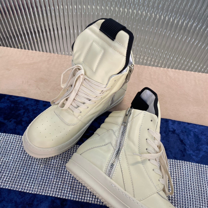 Rick Owens Geobasket Sneakers - Cream - Phantom Kicks
