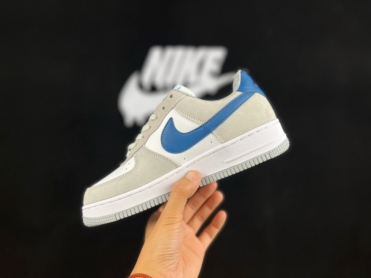 NIKE AIR FORCE 1 Low "Gray/Blue" - Phantom Kicks