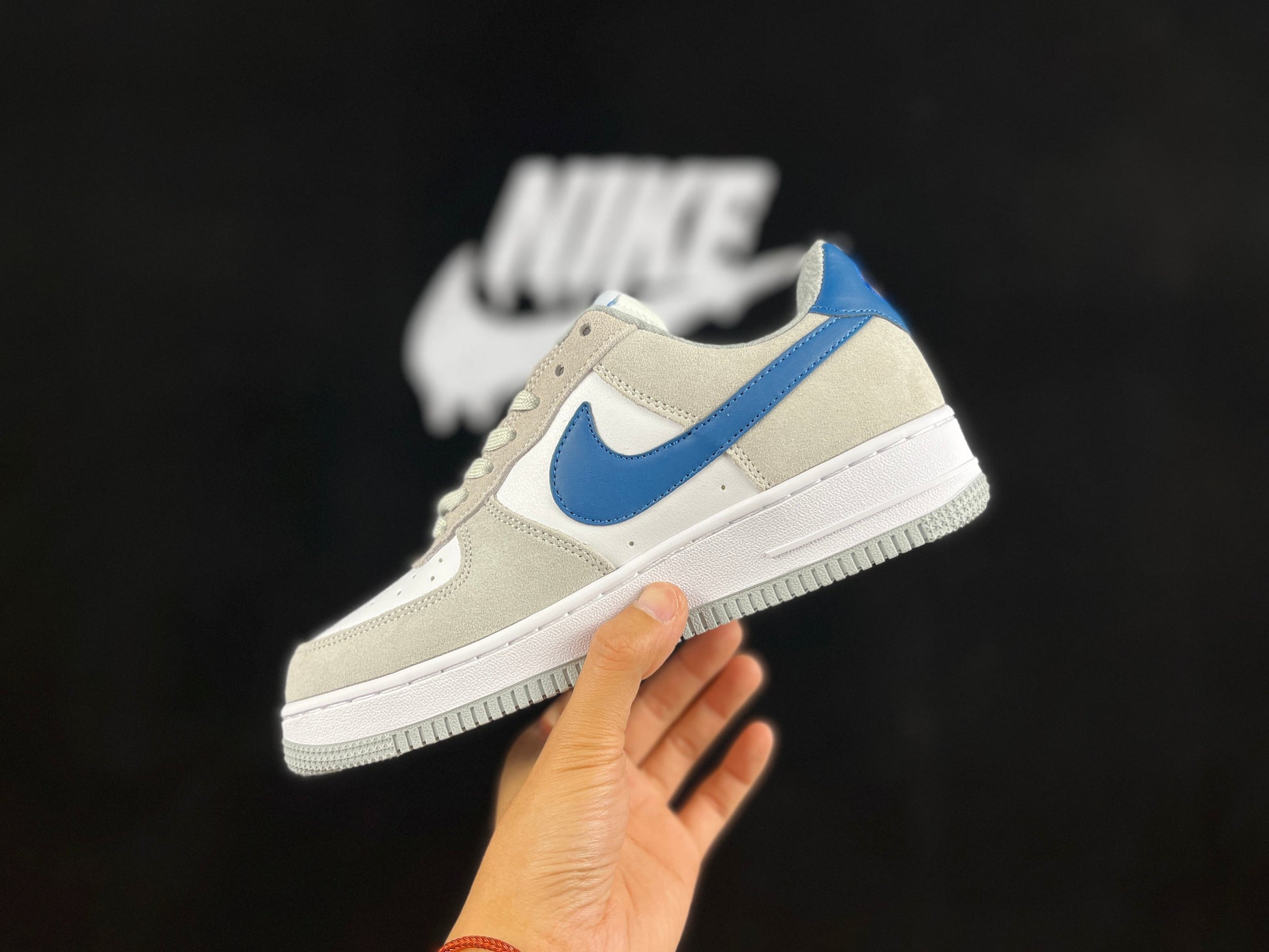 NIKE AIR FORCE 1 Low "Gray/Blue" - Phantom Kicks