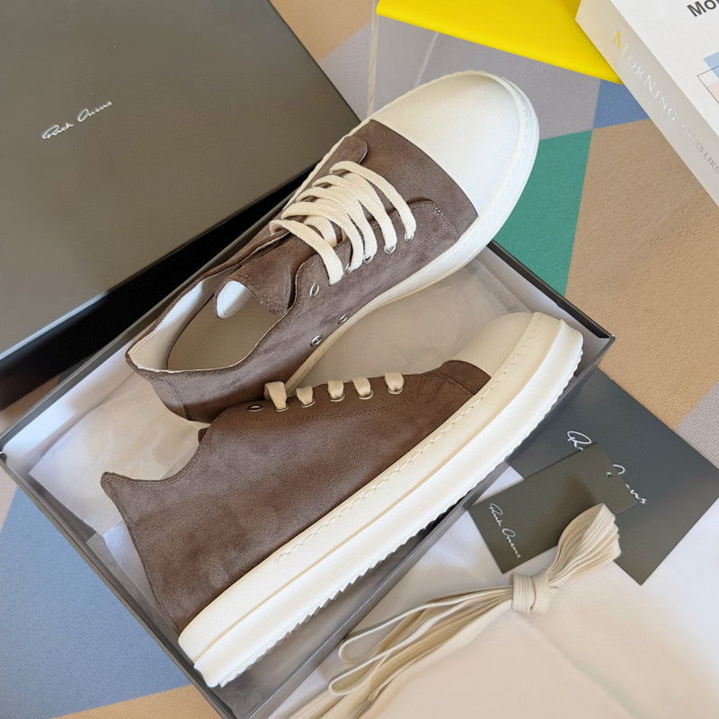 Rick Owens taupe Low-Top Sneakers - Phantom Kicks