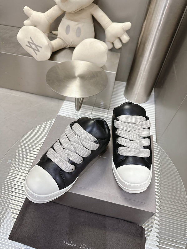 Rick Owens Black Low-Top Sneakers - Phantom Kicks