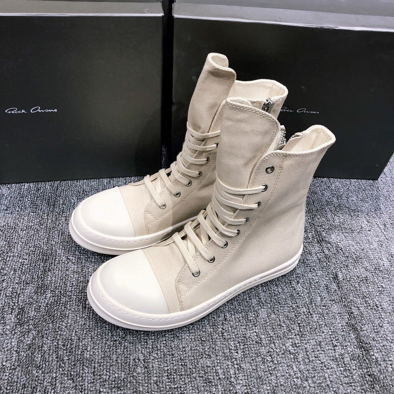 High-Top Canvas Sneakers - Phantom Kicks