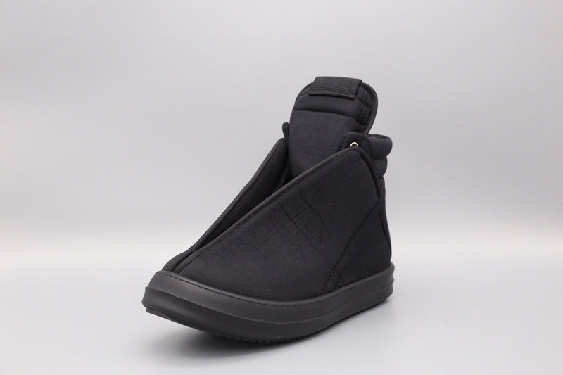 Rick Owens Black High-Top Wrap Sneakers - Phantom Kicks
