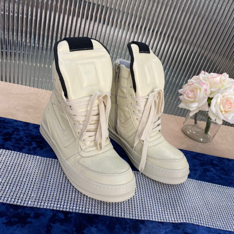 Rick Owens Geobasket Sneakers - Cream - Phantom Kicks