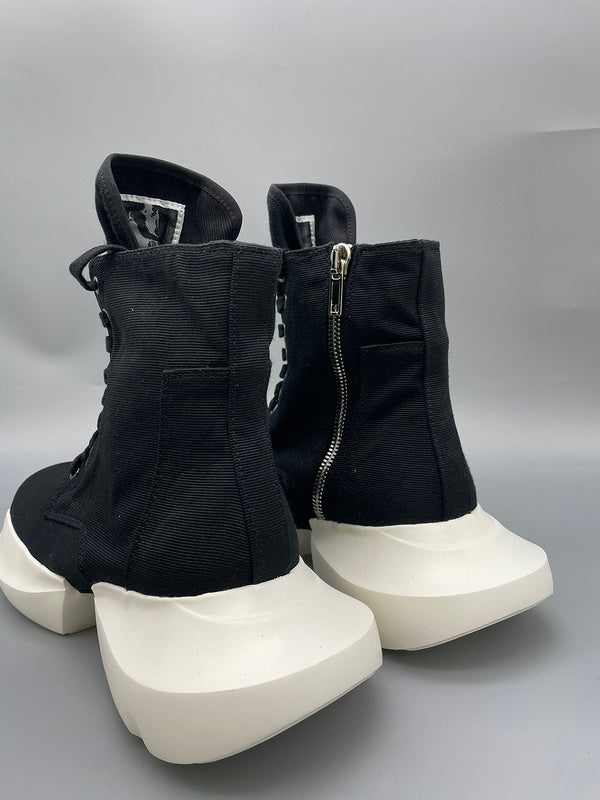 Rick Owens Black High-Top Platform Sneakers - Phantom Kicks