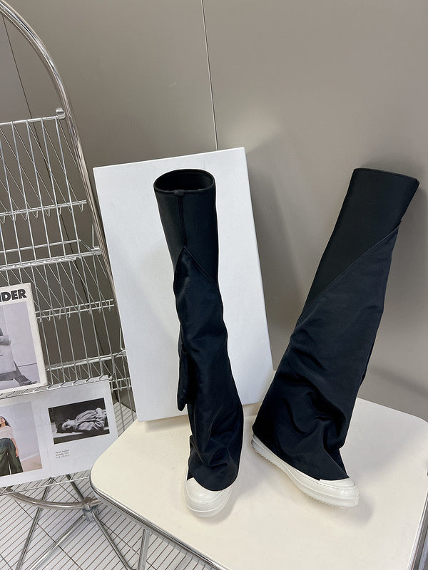 Rick Owens Black Over-the-Knee Boots - Phantom Kicks