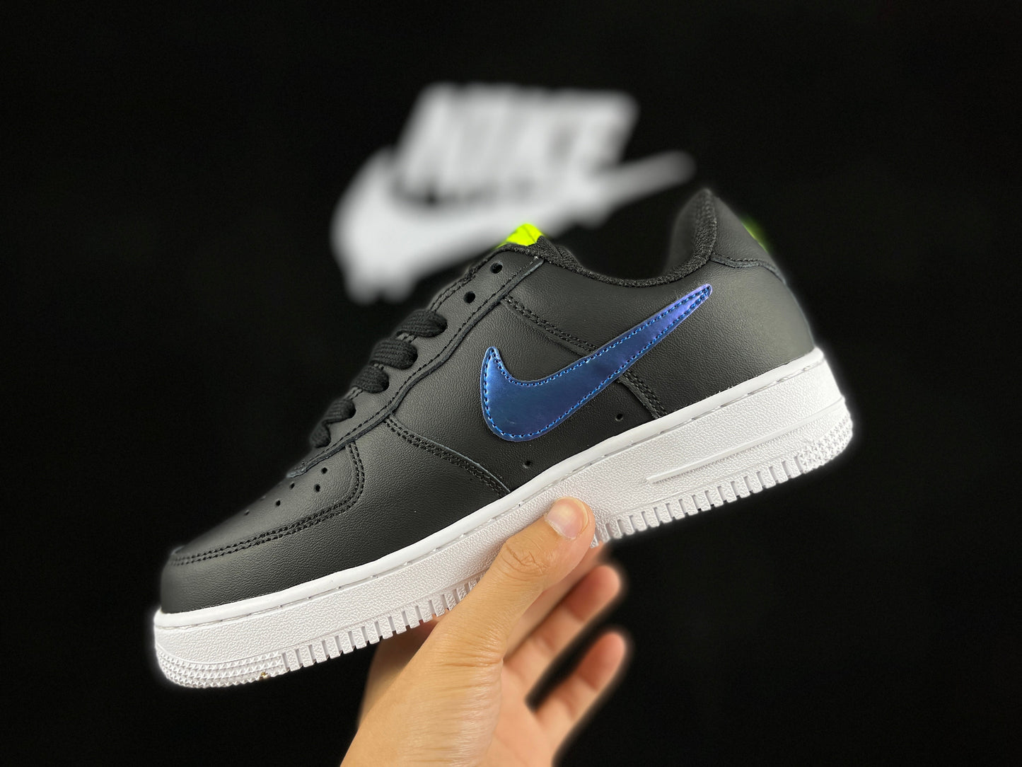 NIKE AIR FORCE 1 Low "White/Black/Red Hiking Buckle" - Phantom Kicks